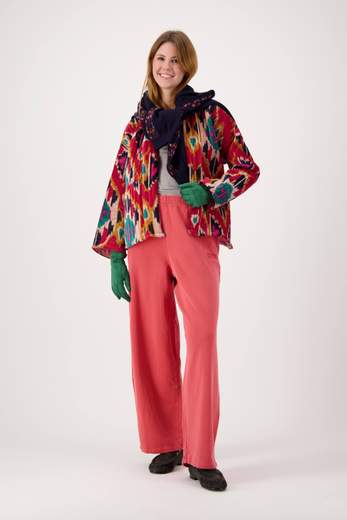 AMANDINE EX IKAT RED VELVET