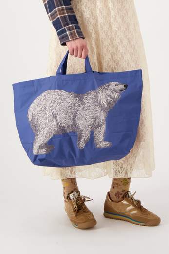 INOUI EDITIONS OURS MAXI SHOPPER BAG