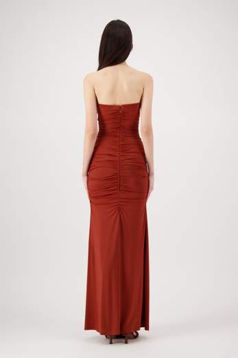 ESSENTIEL ANTWERP JEREMI DRESS BURNED RED
