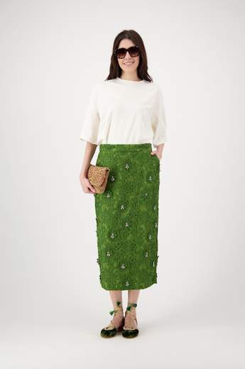 ESSENTIEL ANTWERP JOURGET PENCIL SKIRT GREEN