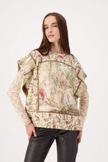CROCHE' CR11659 T-SHIRT BEIGE