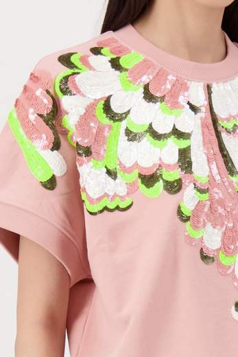 ESSENTIEL ANTWERP JOLIES SWEATSHIRT PINK