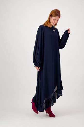 ESSENTIEL ANTWERP IFLOWER DRESS NAVY