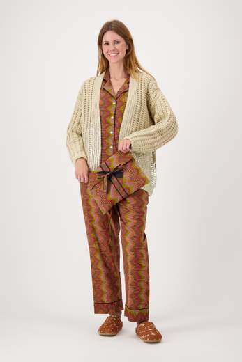 AMANDINE PJ CHEVRON SPICE