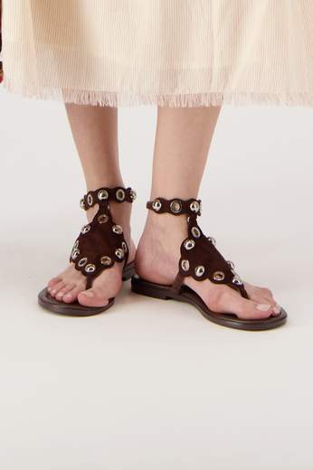 BIBI LOU 714Z30VK SANDALIAS PLANAS MARRON