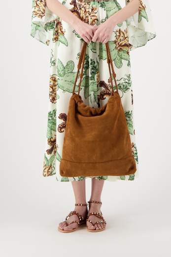 EN SHALLA ENSBAG48L04L COGNAC SUEDE