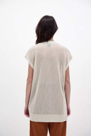 CROCHE' CR08323 GILET FIORE JAPAN