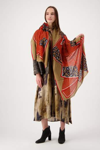 INOUI EDITIONS LOV ORANGE SCARF 70
