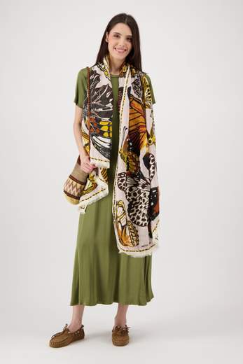 INOUI EDITIONS SCARF 100 PAPILLONS NUDE