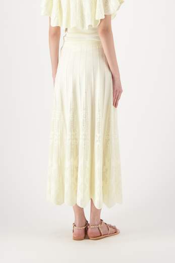 BA&SH SERTA SKIRT ECRU