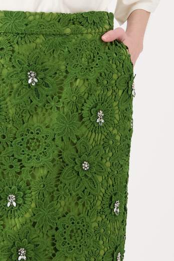 ESSENTIEL ANTWERP JOURGET PENCIL SKIRT GREEN