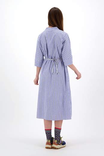 MIKI THUMB MARICA CHECKS AZZURRO