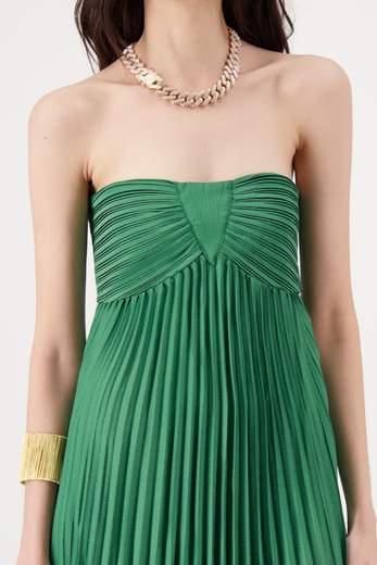 BA&SH WILLOW DRESS VERT