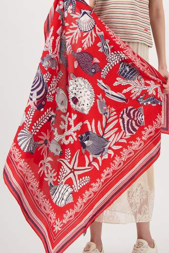 INOUI EDITIONS SQUARE 100 NEPTUNE RED