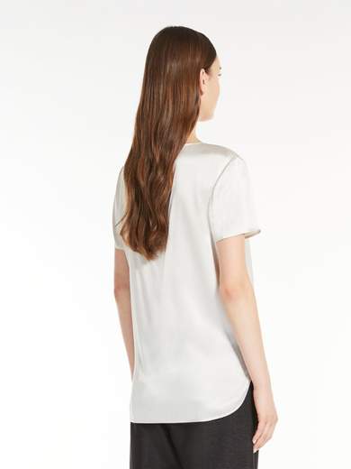 MAX MARA LEISURE T-SHIRT IN SETA DONNA
