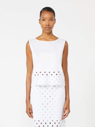 MAX MARA BEACHWEAR TOP CROP SMANICATO