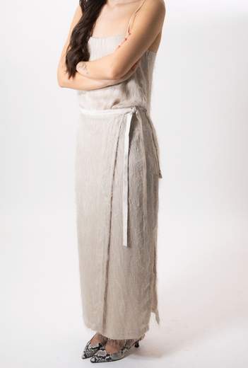 rame GONNA A PORTAFOGLIO CON FRANGE