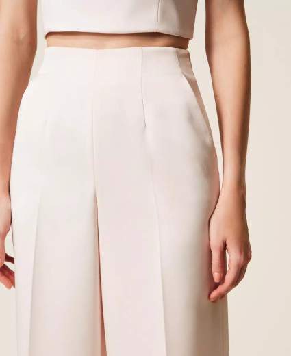 TWINSET PANTALONE IN DUCHESSE