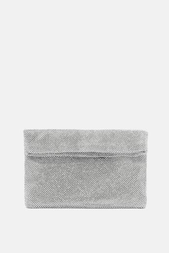 TWENTYFOURHAITCH MAXI POCHETTE CON STRASS