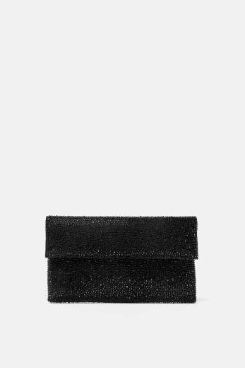 TWENTYFOURHAITCH POCHETTE IN STRASS