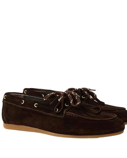 OVYE' MOCASSINO VELA IN CAMOSCIO