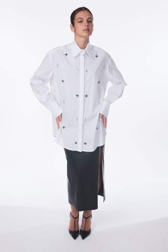 Silence limited CAMICIA OVER CON PUNTI LUCE