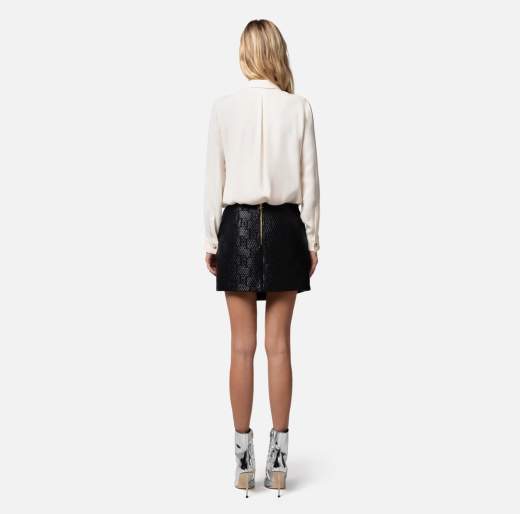 ELISABETTA FRANCHI CAMICIA CON CRAVATTA DONNA
