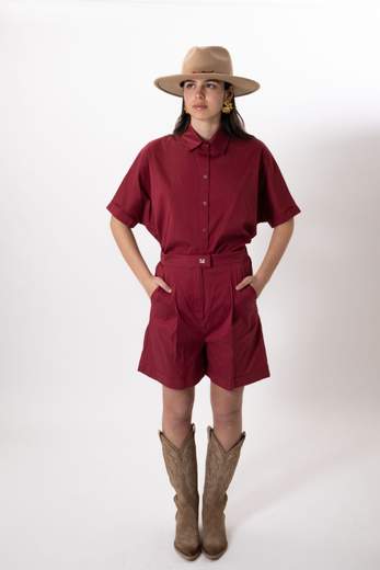 MAX MARA BEACHWEAR CAMICIA ASIMMETRICA