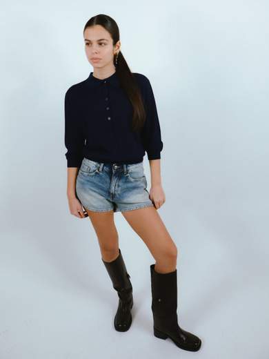 ICON DENIM SHORT IN DENIM REGULAR