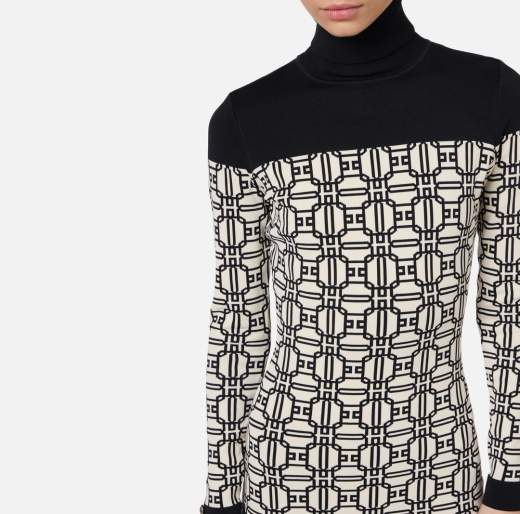 ELISABETTA FRANCHI ABITO IN MAGLIA DONNA