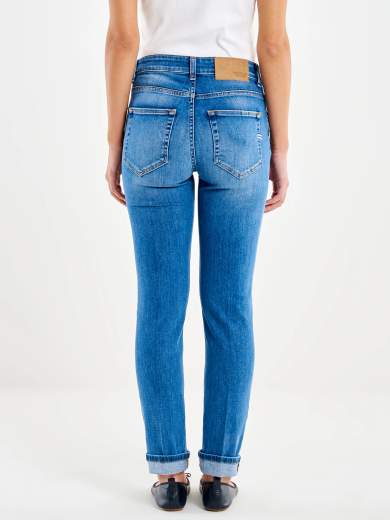 VICOLO JEANS CROPPED A VITA MEDIA