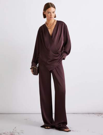 Marella BLUSA MORBIDA IN DOUBLE SATIN