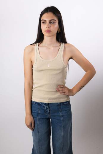 ICON DENIM CANOTTA A COSTINE