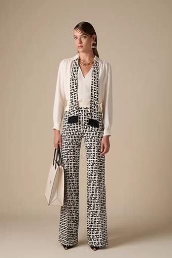 ELISABETTA FRANCHI CAMICIA CON CATENA DONNA