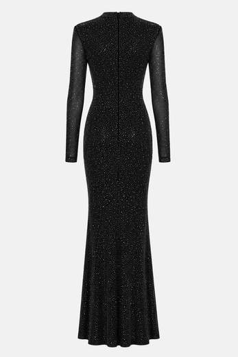 TWENTYFOURHAITCH ABITO LUNGO CON STRASS