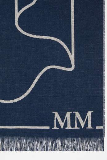 MM Max Mara STOLA IN COTONE E LANA