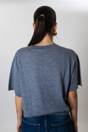 VICOLO MAGLIA GIROCOLLO CROPPED