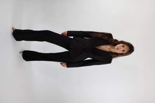 DRAMEE PANTALONE CON SPACCHI DONNA