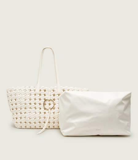 Marella BORSA SHOPPING IN TESSUTO SPALMATO
