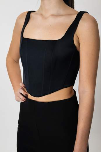 Silence limited TOP CON SCOLLO QUADRATO