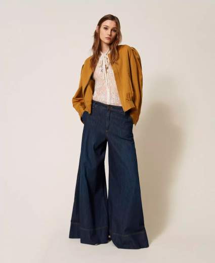 TWINSET JEANS IN COTONE STRETCH