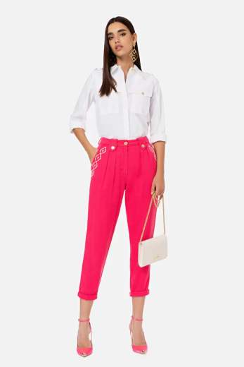 ELISABETTA FRANCHI CAMICIA IN COTONE DONNA