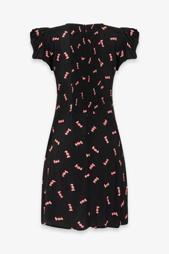 MAR DE MARGARITAS ABITO CORTO CON DRAPPEGGIO