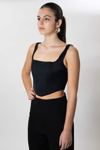 Silence limited TOP CON SCOLLO QUADRATO