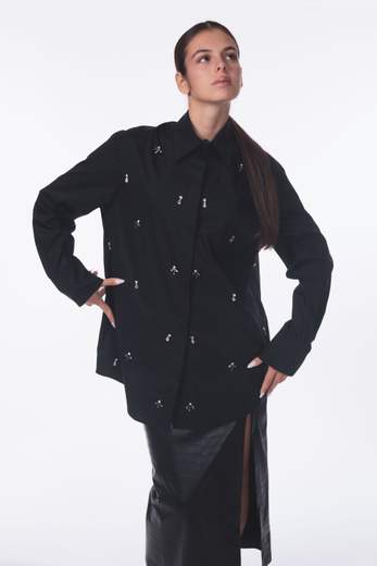 Silence limited CAMICIA OVER CON PUNTI LUCE