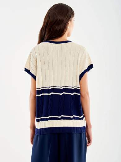 VICOLO GILET IN MAGLIA DONNA