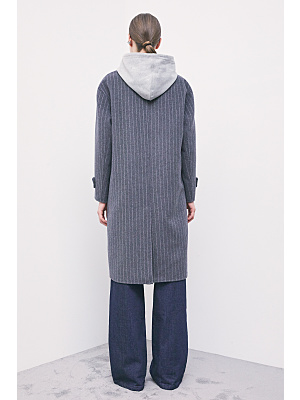 PATRIZIA PEPE CAPPOTTO CON FELPA