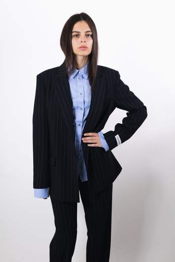 HINNOMINATE BLAZER MONOPETTO GESSATO