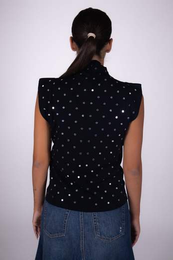 Marella MAGLIA COLLO ALTO CON BORCHIE