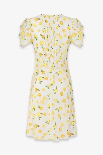 MAR DE MARGARITAS ABITO CORTO CON DRAPPEGGIO